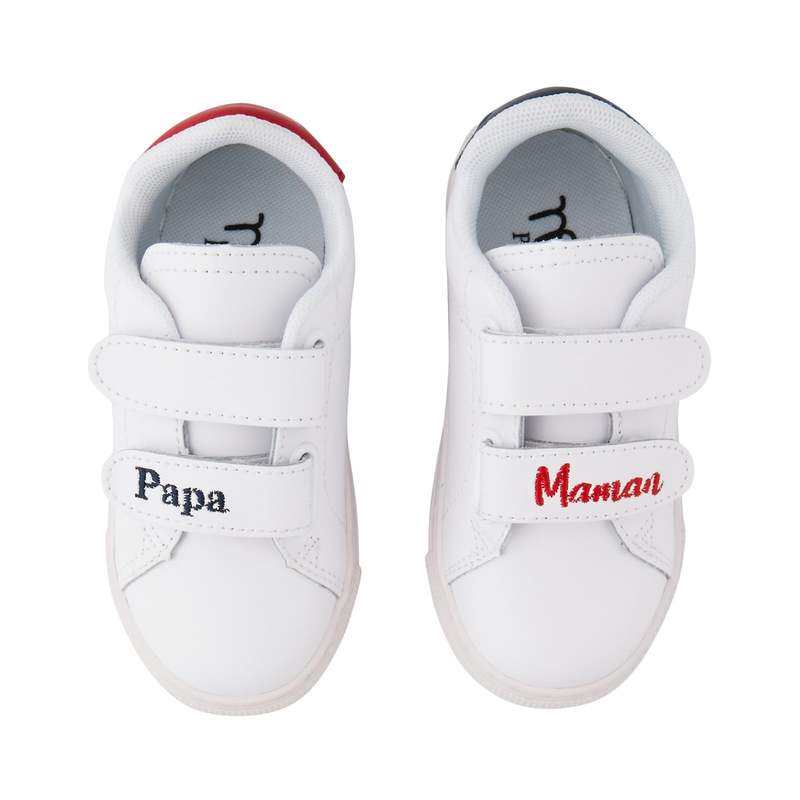 Baskets en cuir Mini Edith papa maman