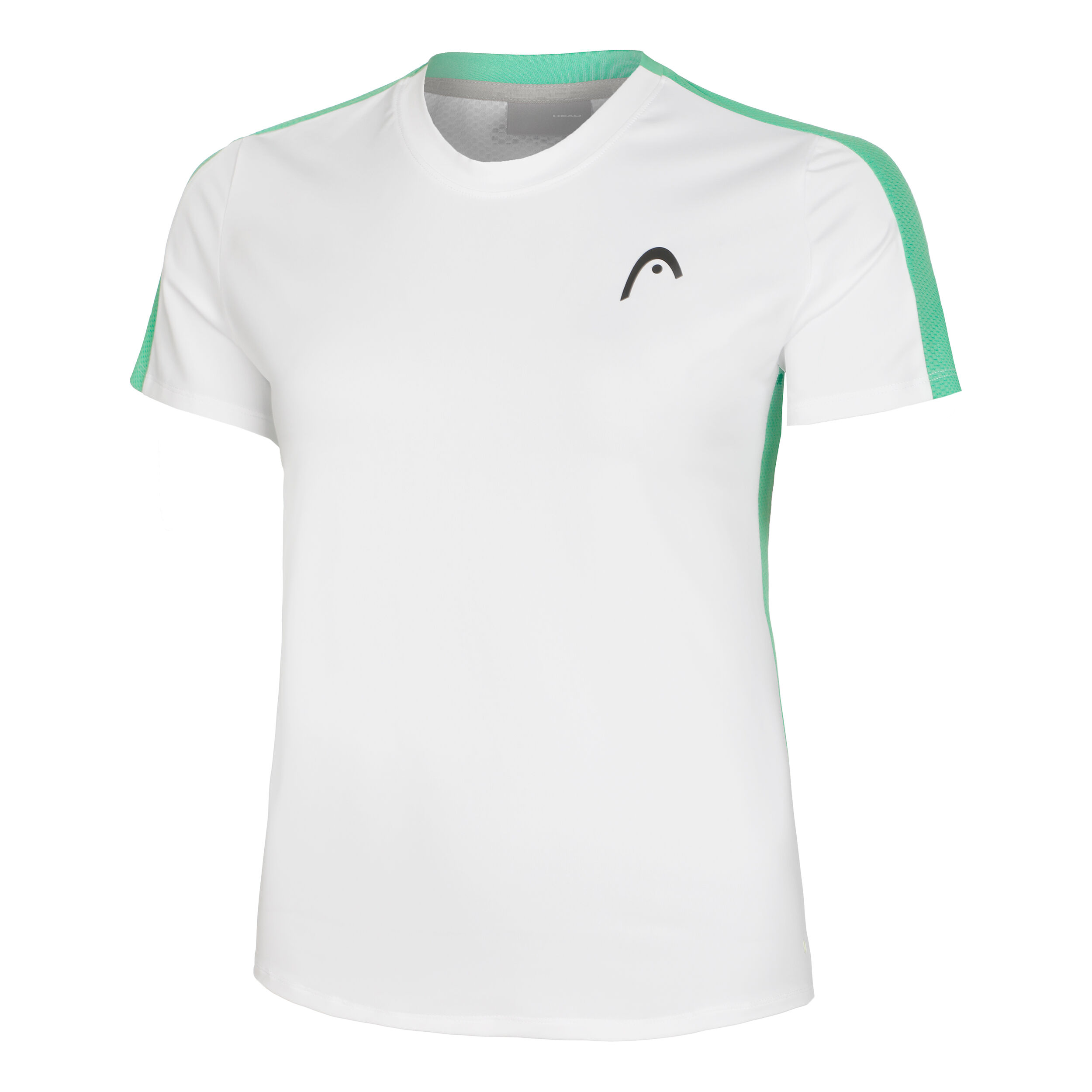 Tie-Break T-Shirt Damen - Weiß, Grün