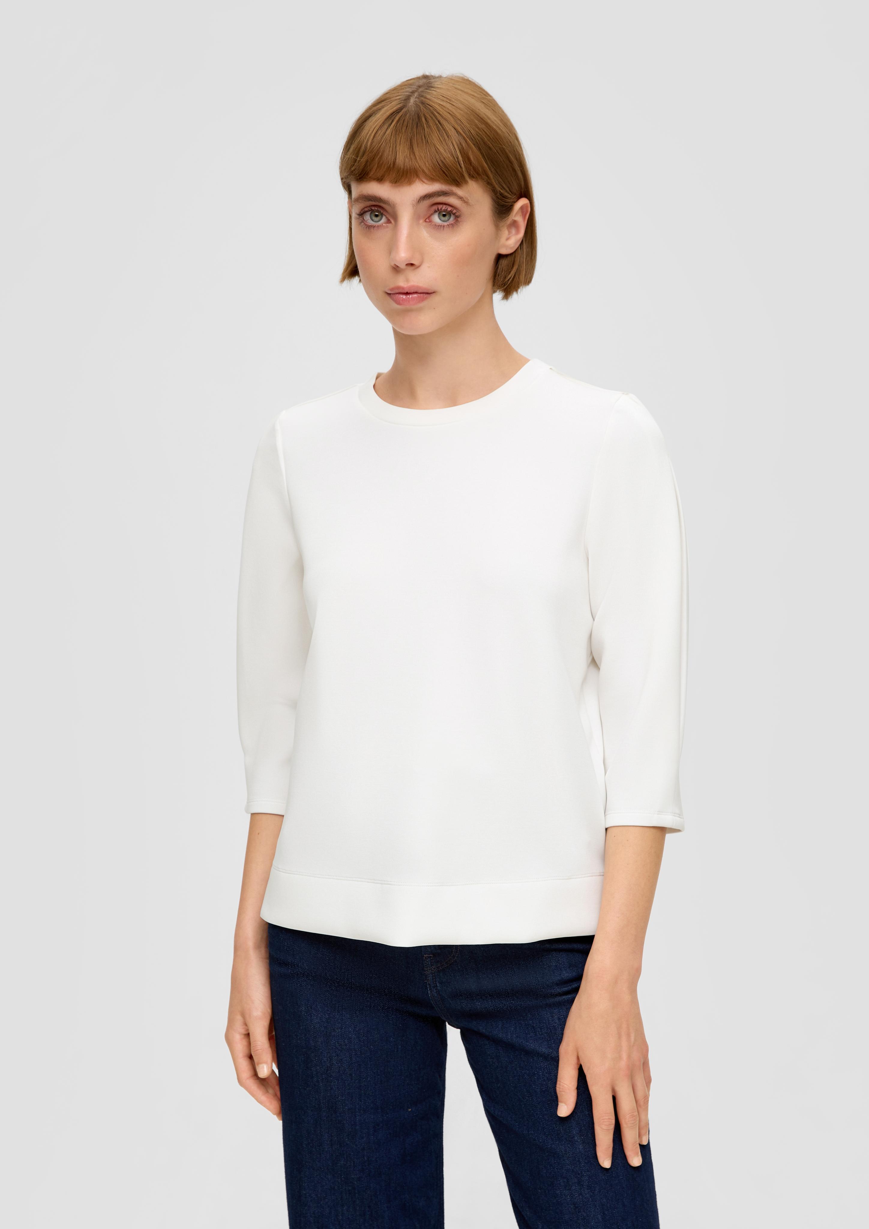 Scuba-Sweatshirt mit Falte  2136551-0210