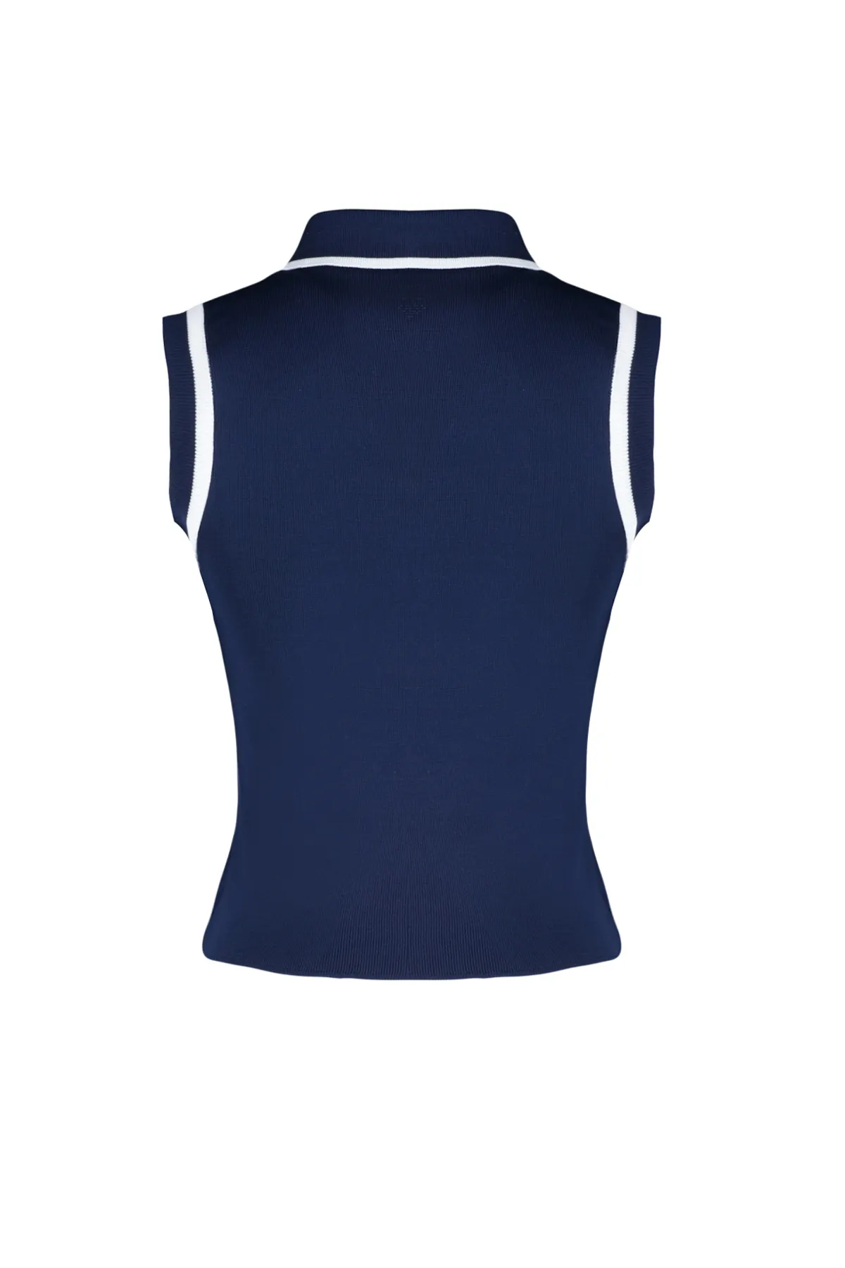 Trendyol Collection  Marineblaue Rollkragen-Strickbluse mit Rollkragen TWOSS24BZ00244