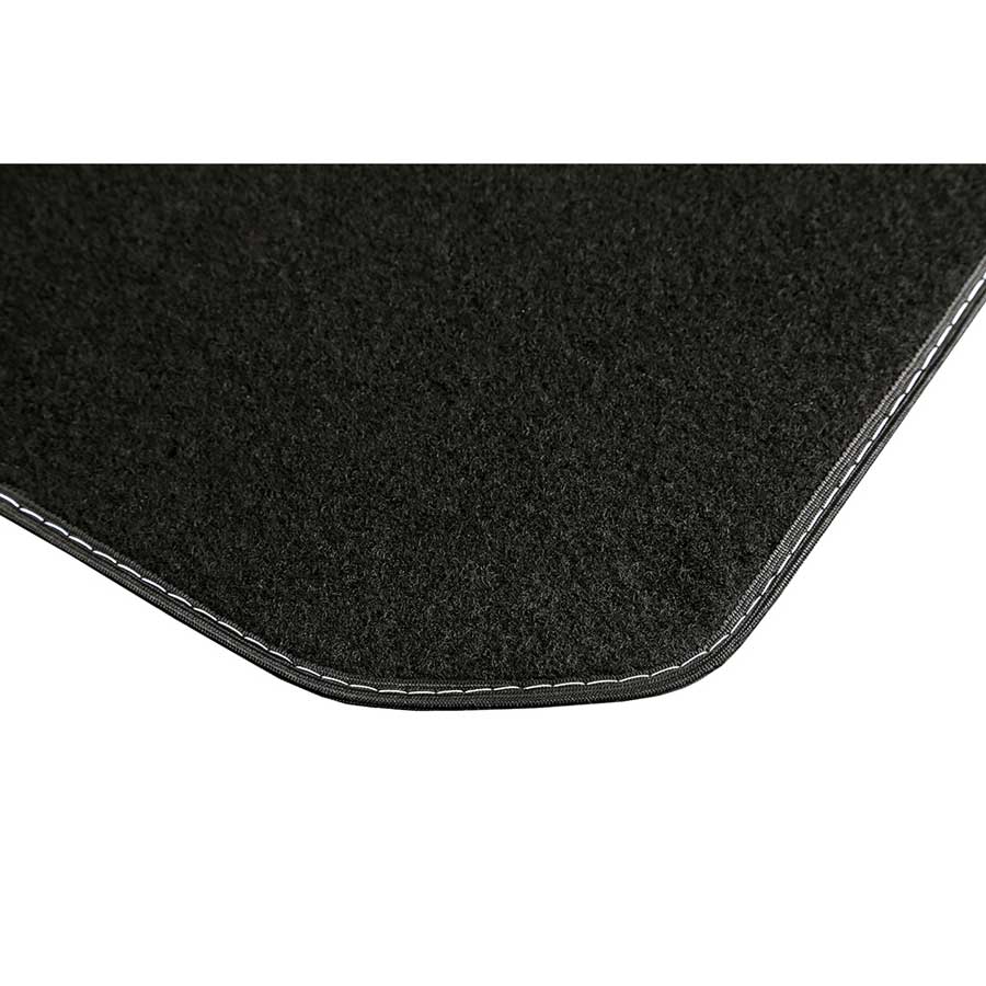 Norauto Universal Autoteppich in Schwarz, Auto Textil Fußmatte für vorne, 1 Stück - ATU