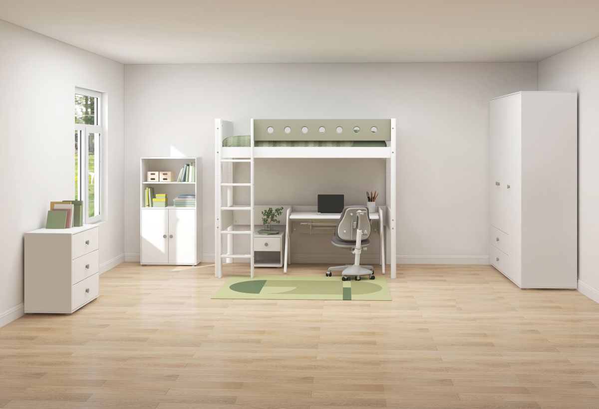 Flexa Bücherregal Roomie Weiß Grün