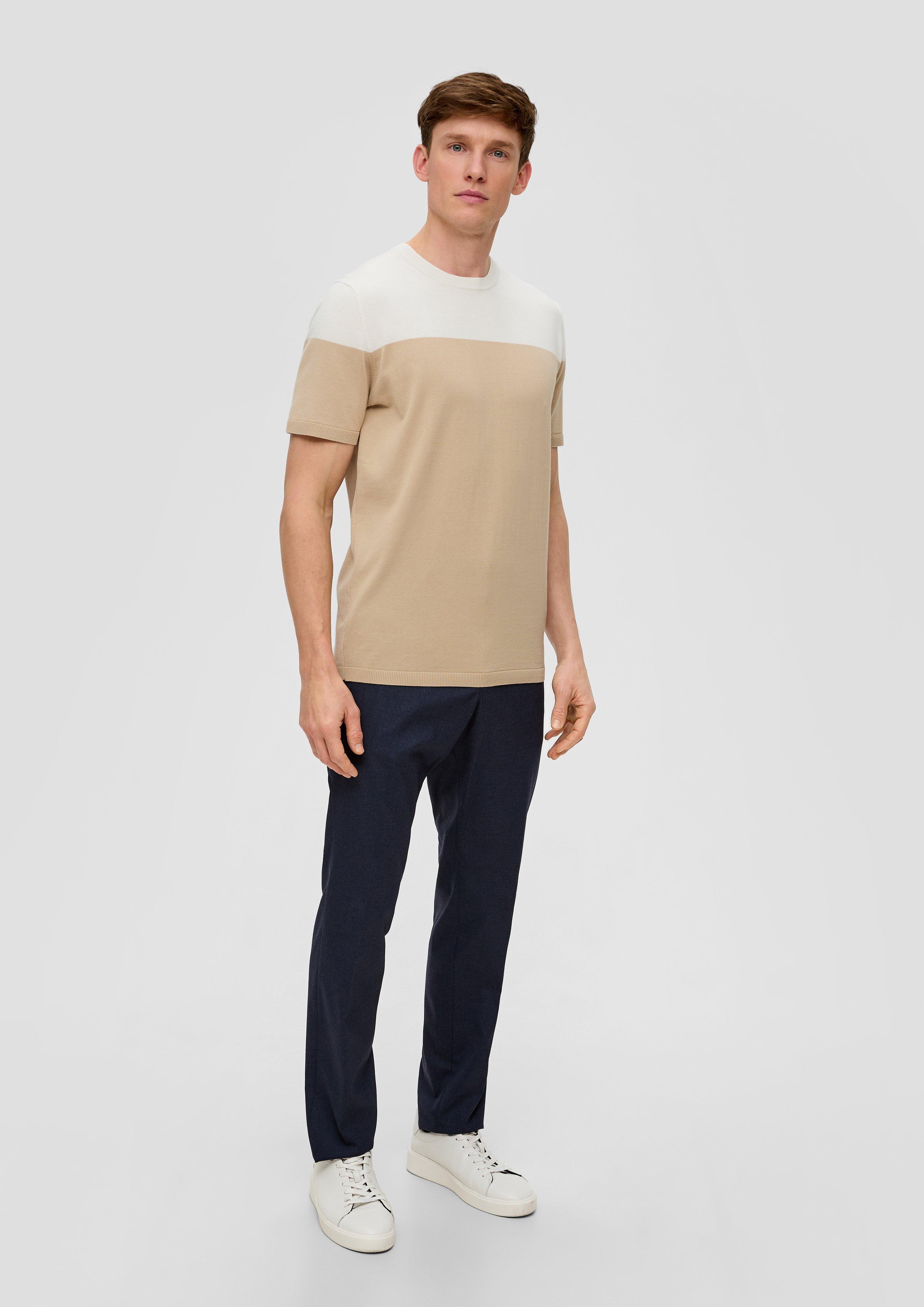 Strickshirt mit Colour-Blocking  2142963-81G0
