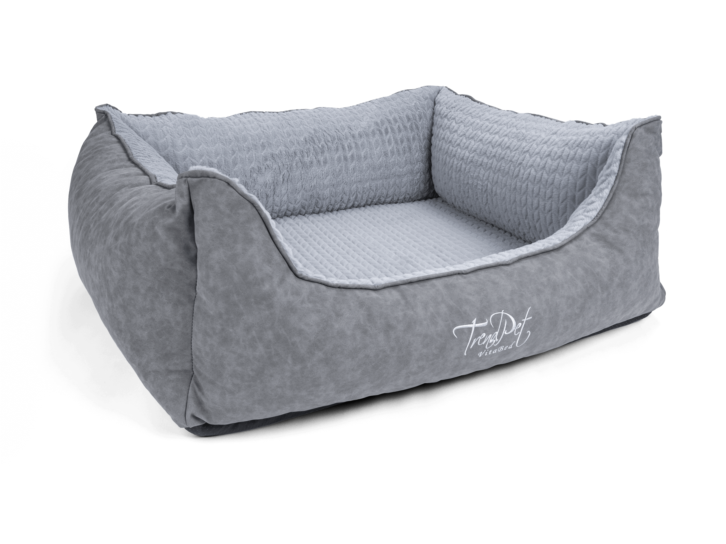 TrendPet Hundebetten TrendPet VitaBed Style orthopädisches Hundebett grau S