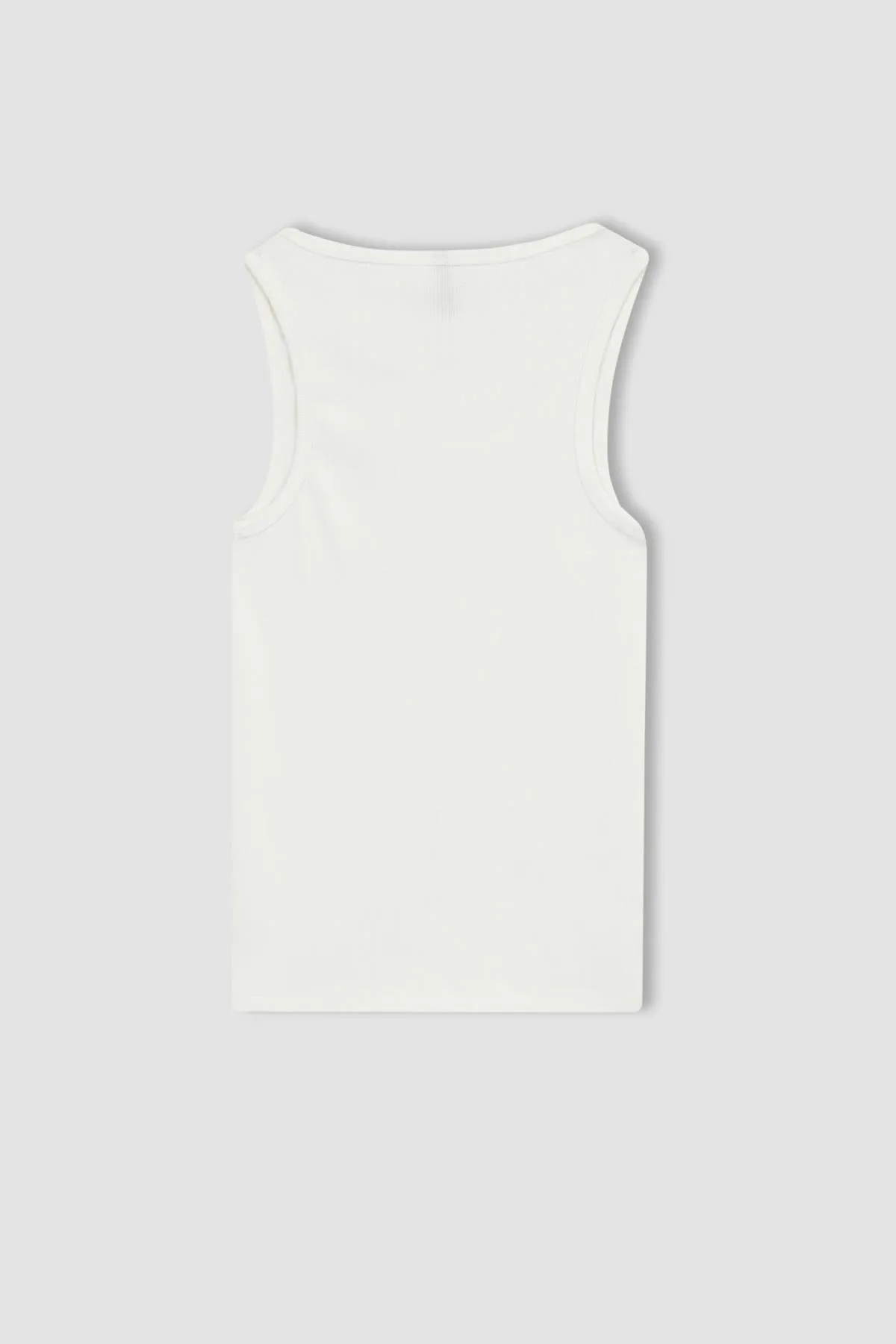 DeFacto  Slim Fit Rundhals-Ripp-Unterhemd für Sportler