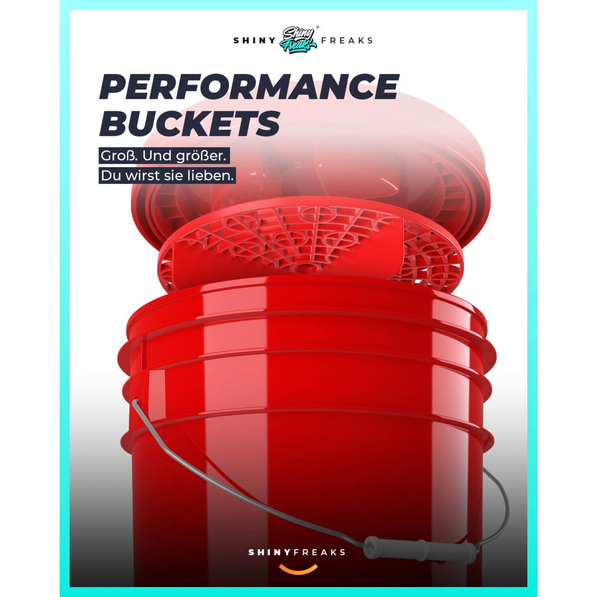 chemicalworkz Performance Buckets Wascheimer 5GAL Rot