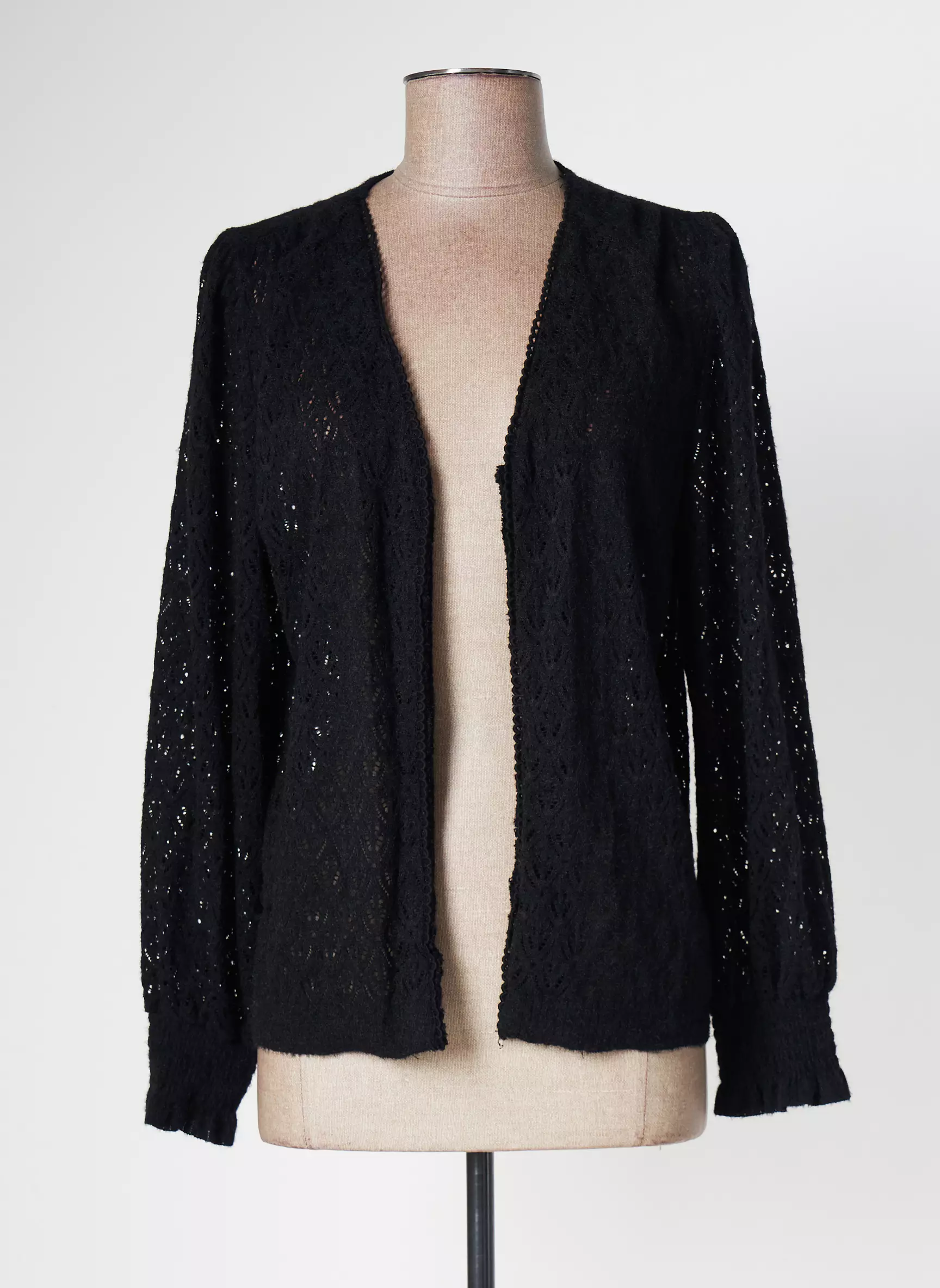 Peace N Love Cardigans Femme couleur noir