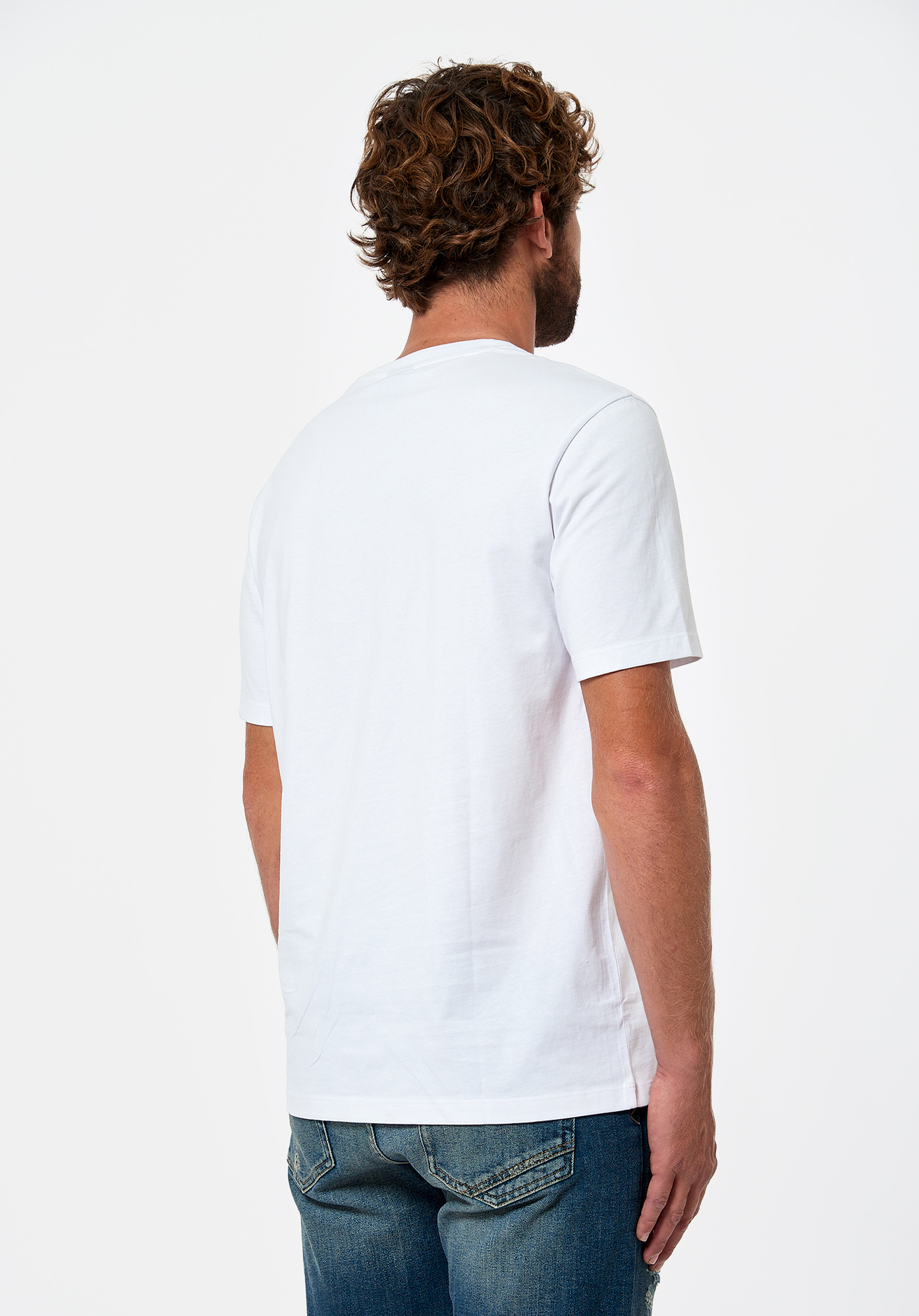 SLOW   T-shirt blanc Homme en 100% coton bio