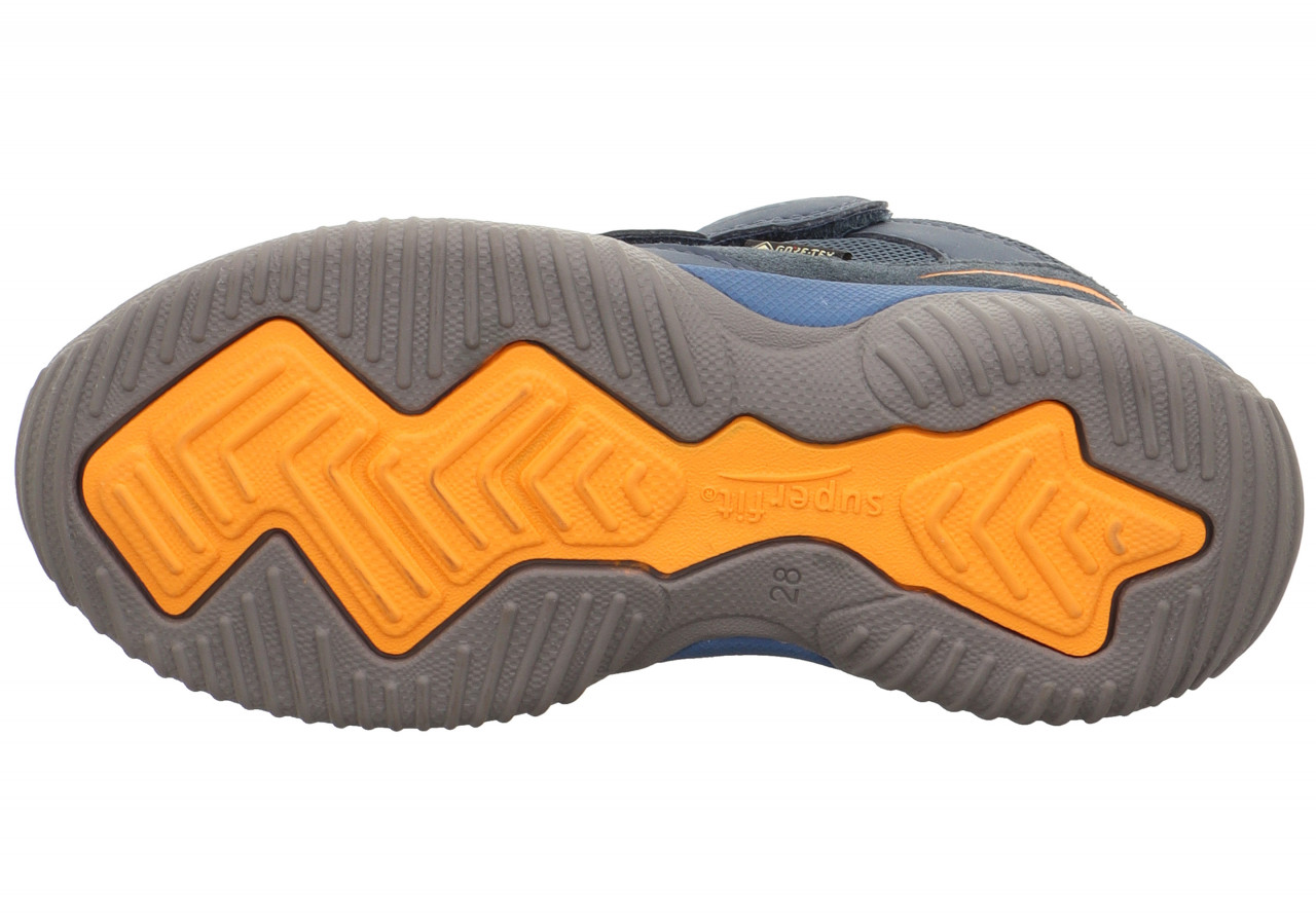 STORM - Blau/OrangeSneaker high mit Klettverschluss