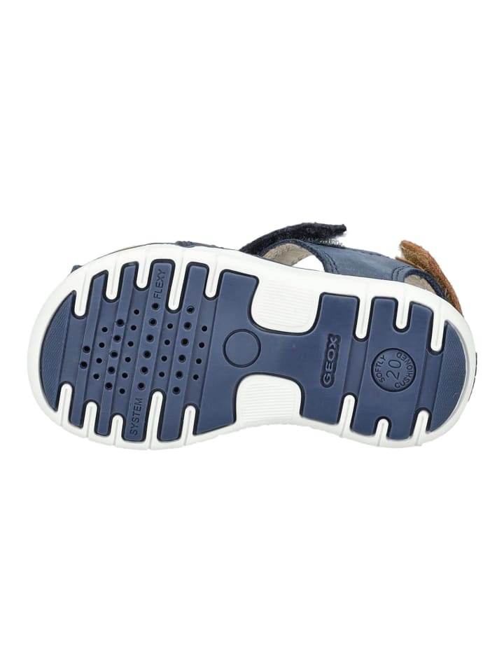 Geox Sandalen in Navy/Gelb günstig kaufen
