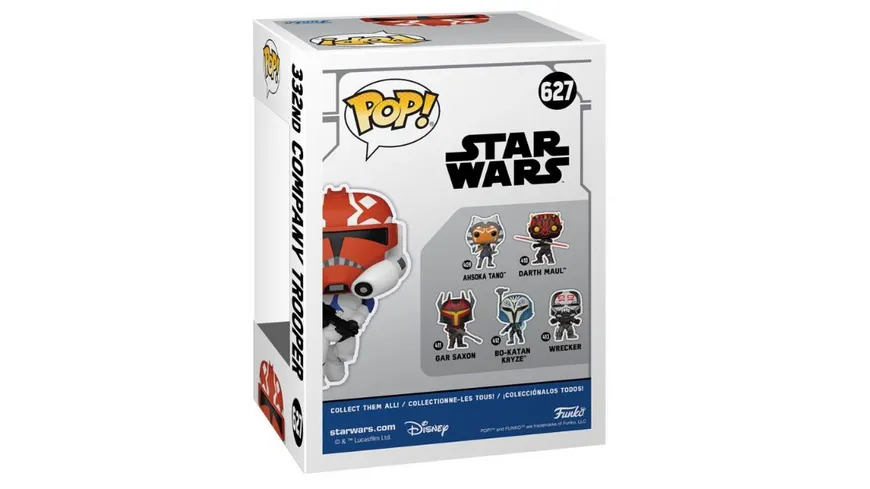 Funko - POP! - Star Wars: Clone Wars - 332 Company Trooper Vinyl