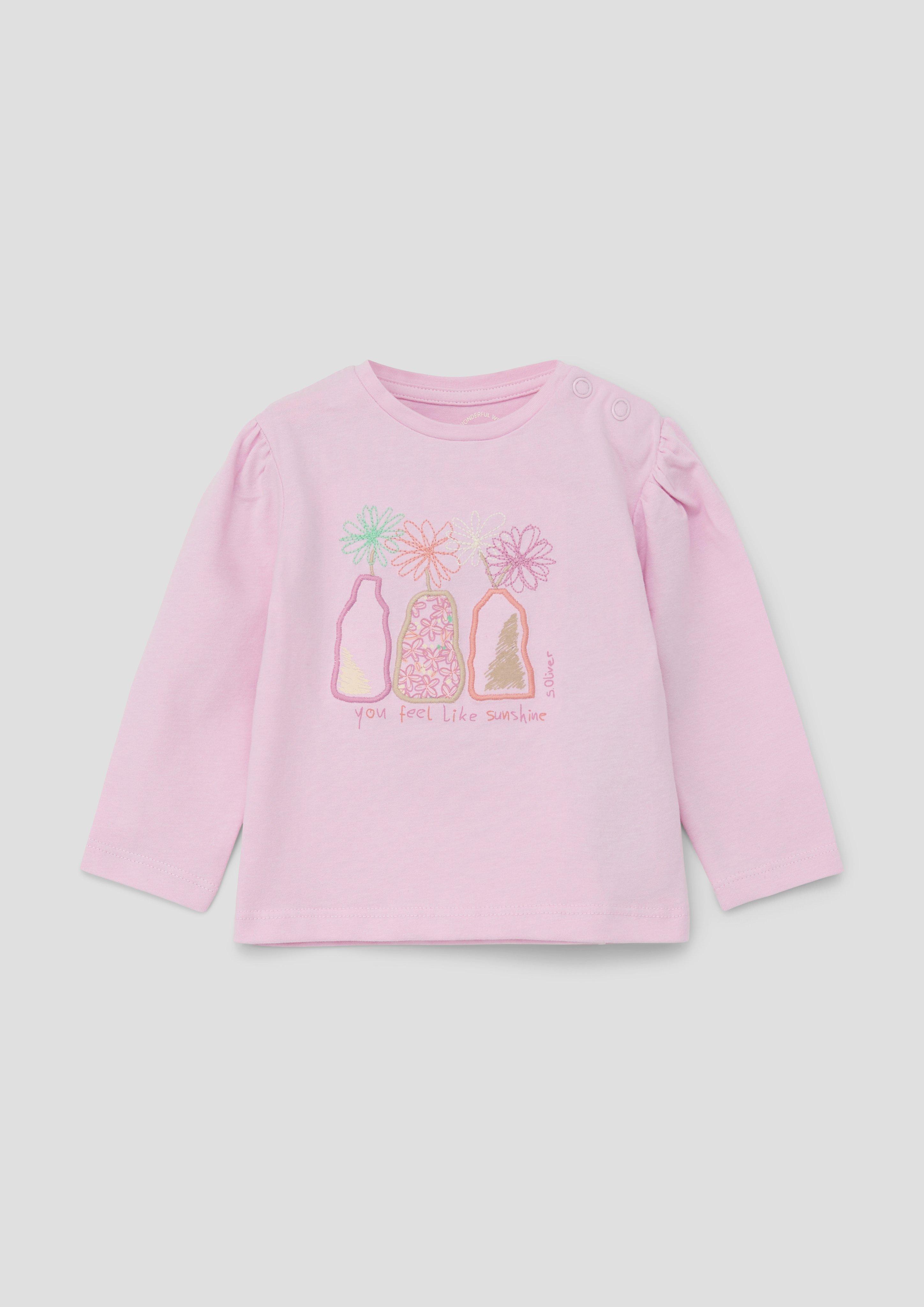 Longsleeve mit Stickerei  2140155-4073