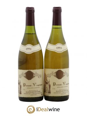 Pernand-Vergelesses Domaine Jeanniard Boudier 1994 - Lot de 2 Bouteilles