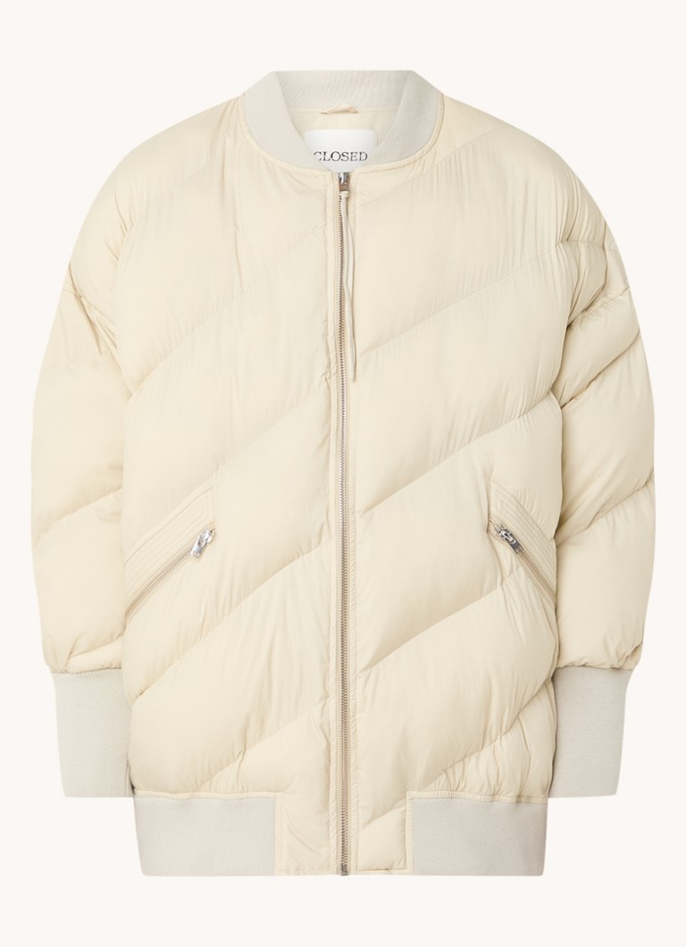 CLOSED Padded bomber jacket with zip pockets