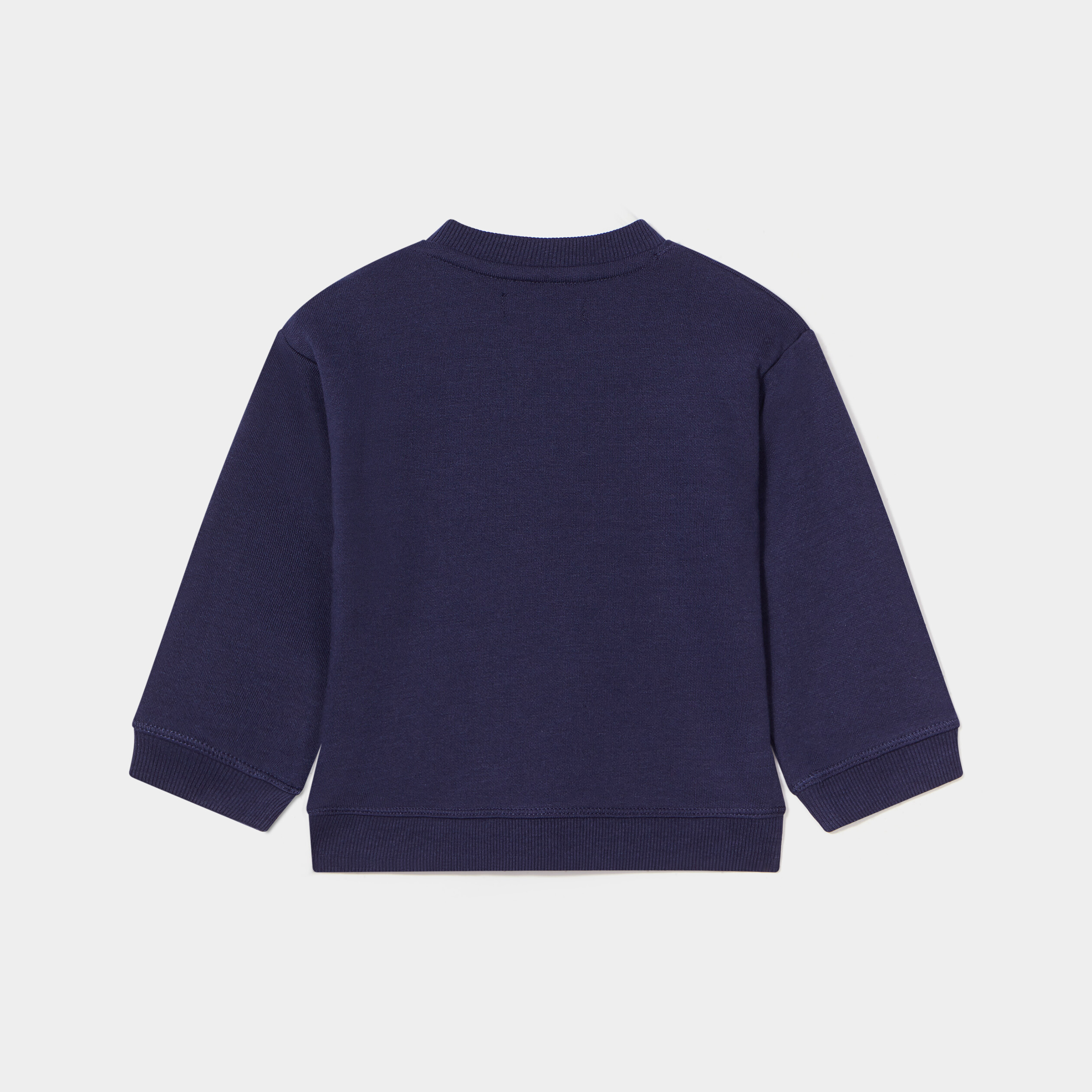 Sweat droit épaule boutonnée Creeks bleu marine bébé garçon | La Halle