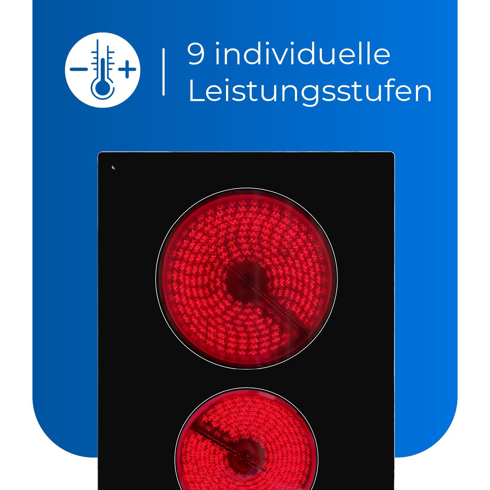 exquisit Elektro-Kochfeld, Touch-Control, Modern, Restwärmeanzeige, Überhitzungsschutz
