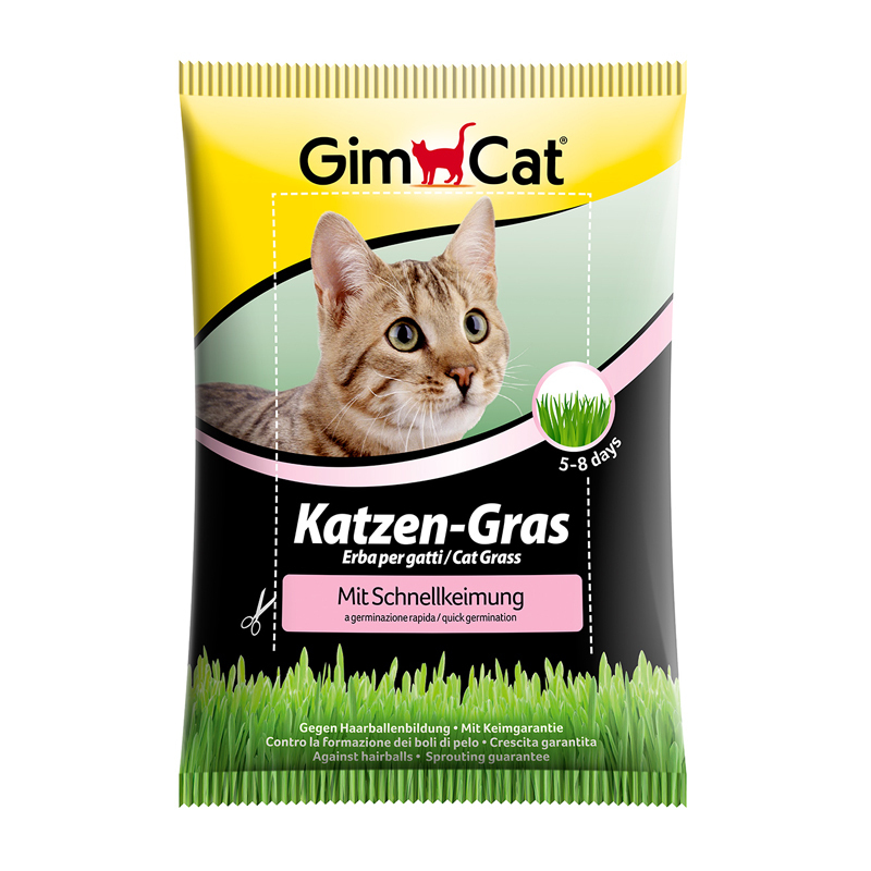 GimCat Ergänzungsfutter & Aufzucht GimCat Katzengras Schnellkeimbeutel 100g