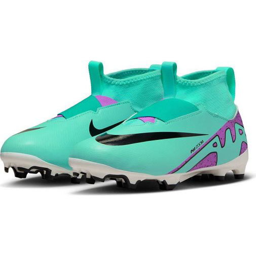 Nike Performance Kinder Fußballschuhe Rasen und Kunstrasen JR ZOOM SUPERFLY 9 ACADEMY FG/MG