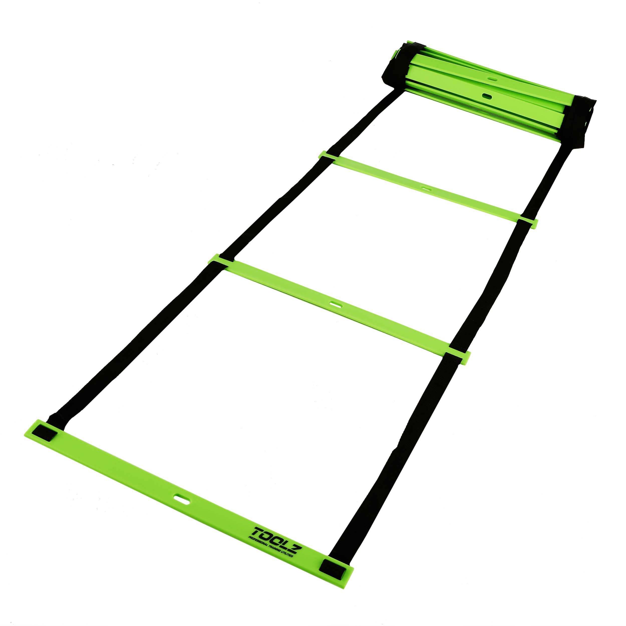 Power Ladder 2m Koordinationsleiter - Grün, Schwarz