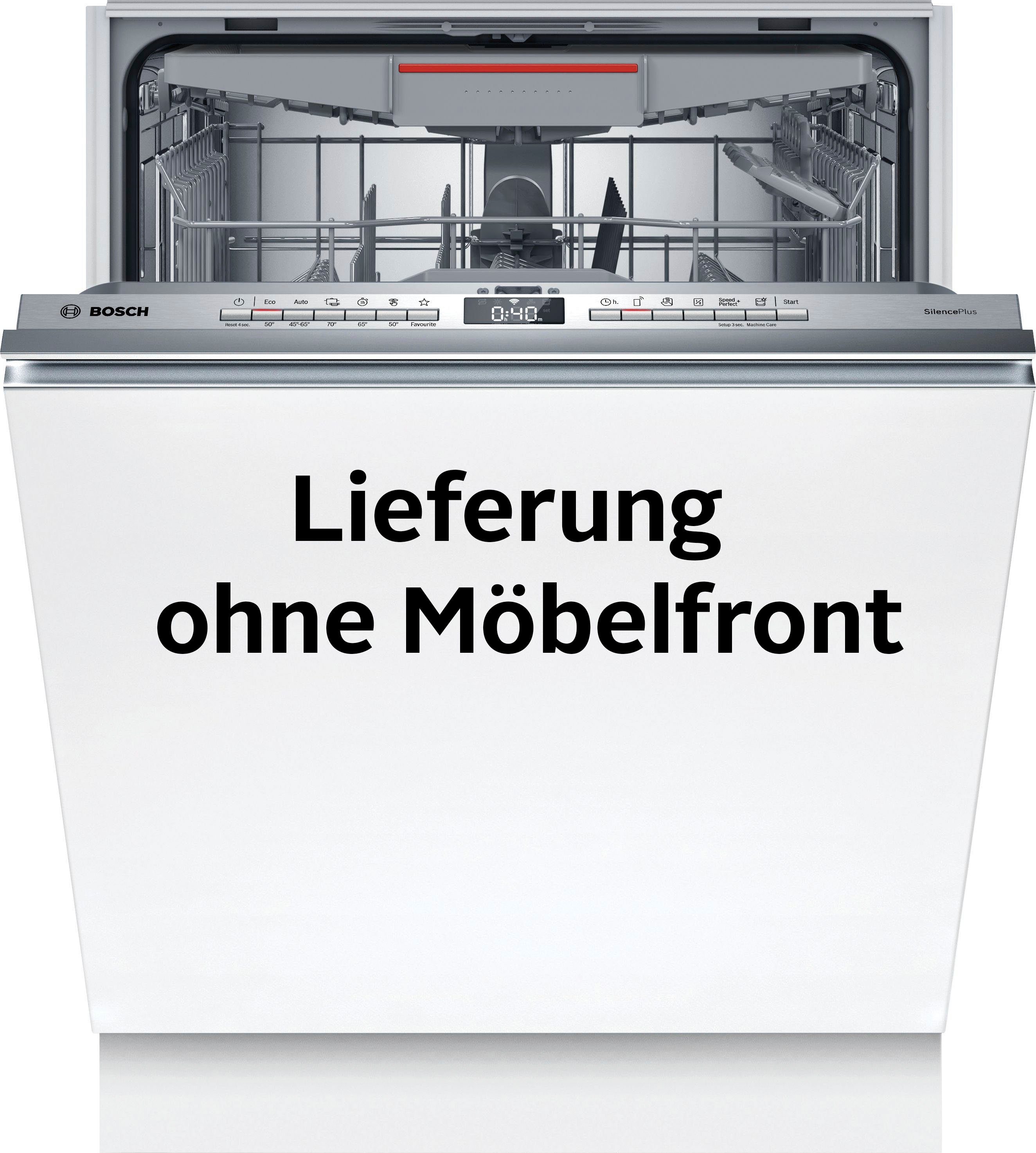 BOSCH vollintegrierbarer Geschirrspüler Serie 4, SBV4ECX21E, 14 Maßgedecke