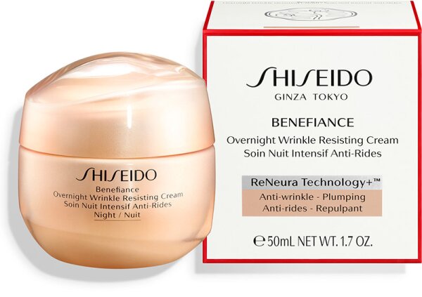 Shiseido Benefiance Overnight Wrinkle Resisting Cream Nachtcreme