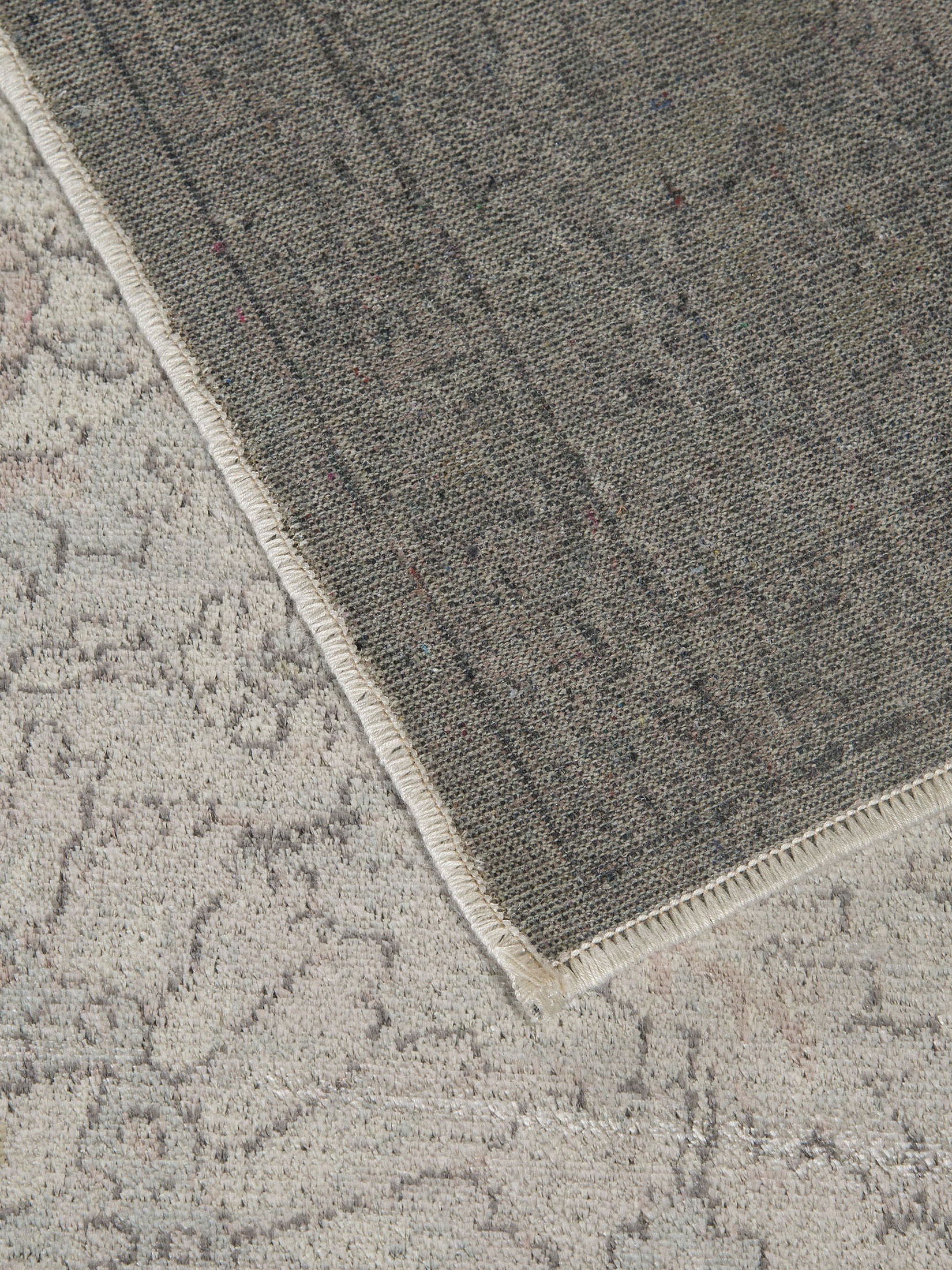 Nafar Vintage-Teppich, Hellblau/rosa