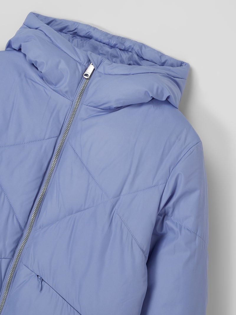Steppjacke mit Kapuze in flieder