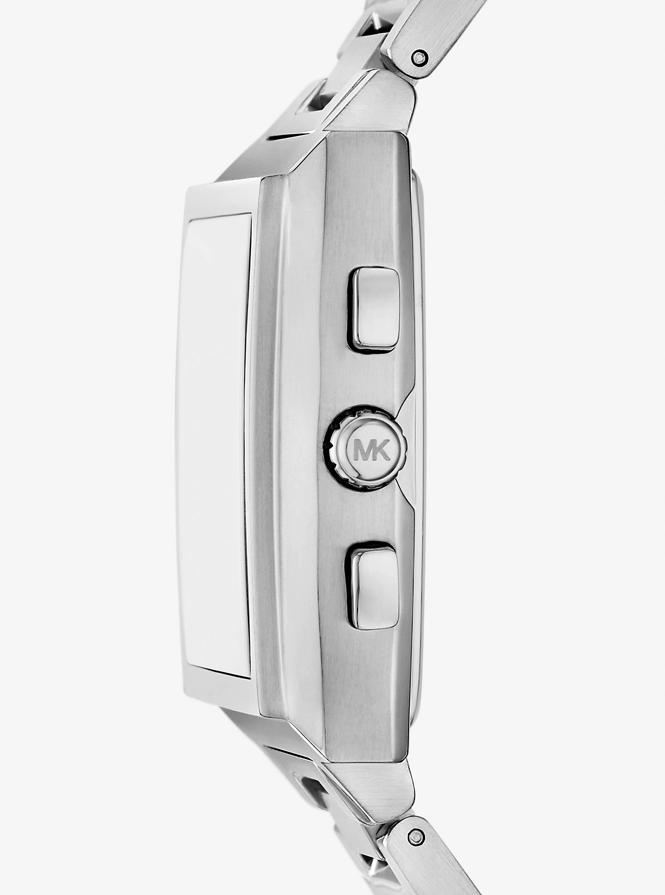 Overdimensjonert Rhys sølvfarget klokke - SØLV