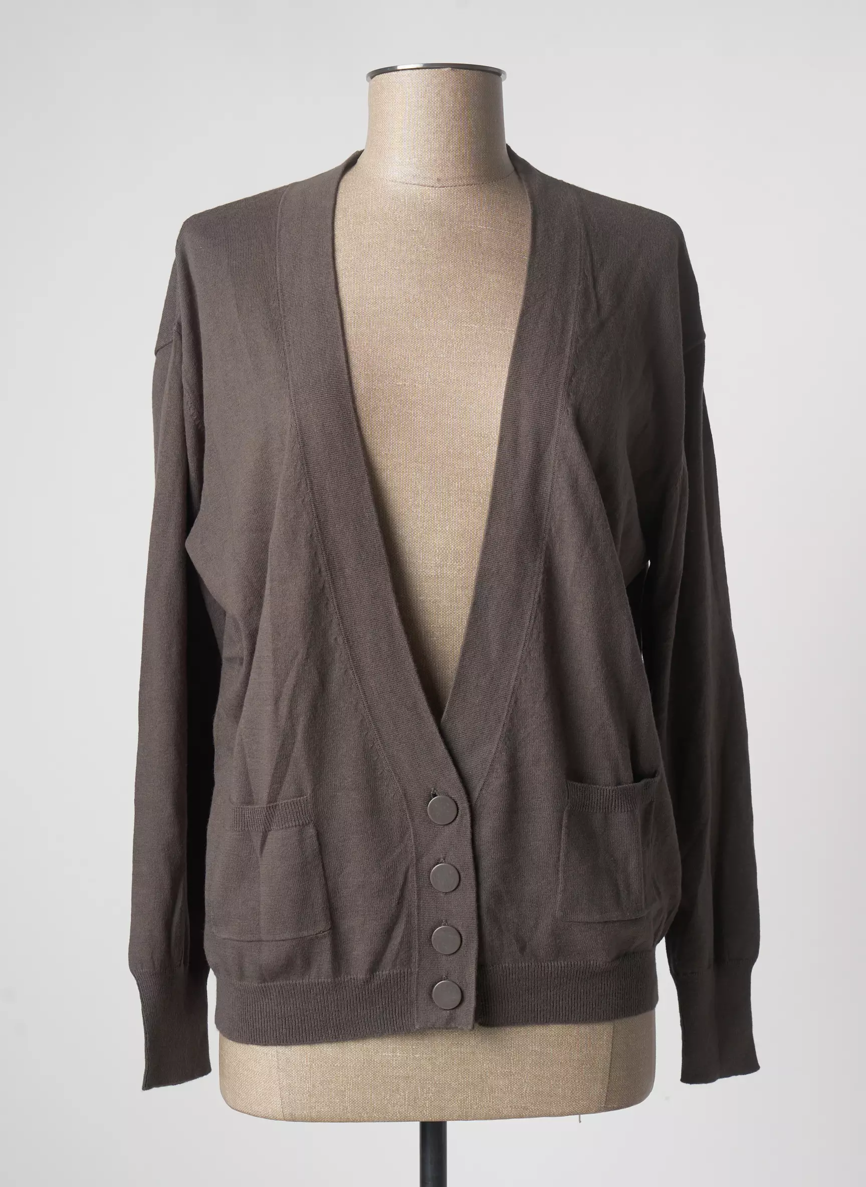 Terre Mer Cardigans Femme couleur gris