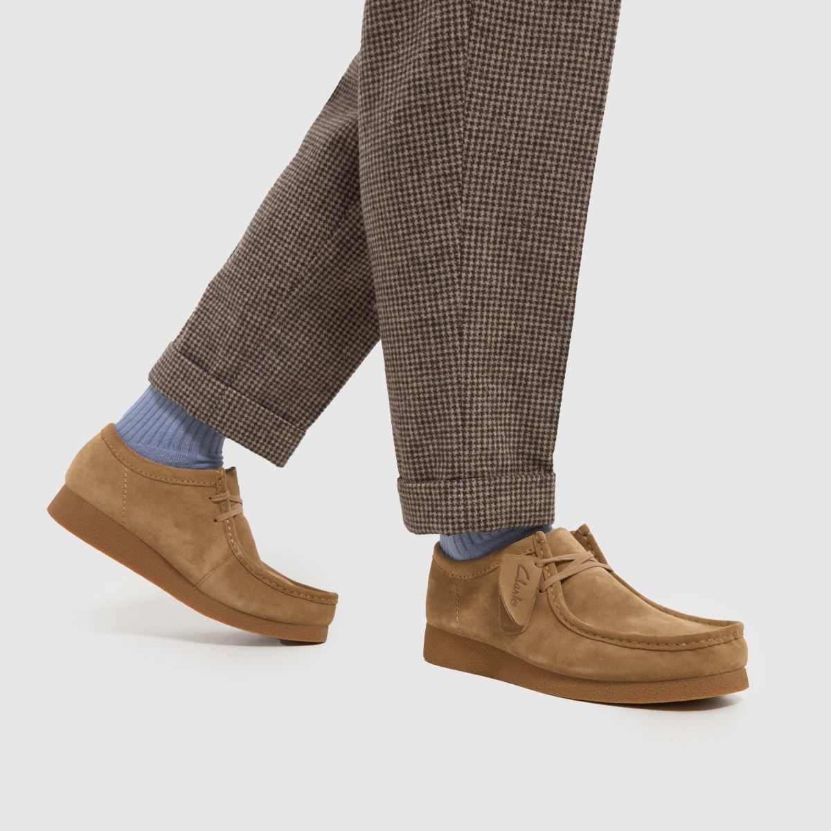 Clarks Wallabee Evo cipők taupe színben