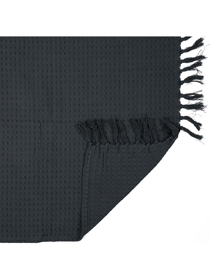 THE HOME DECO FACTORY Plaid in Anthrazit - (L)160 x (B)130 cm günstig kaufen onesize