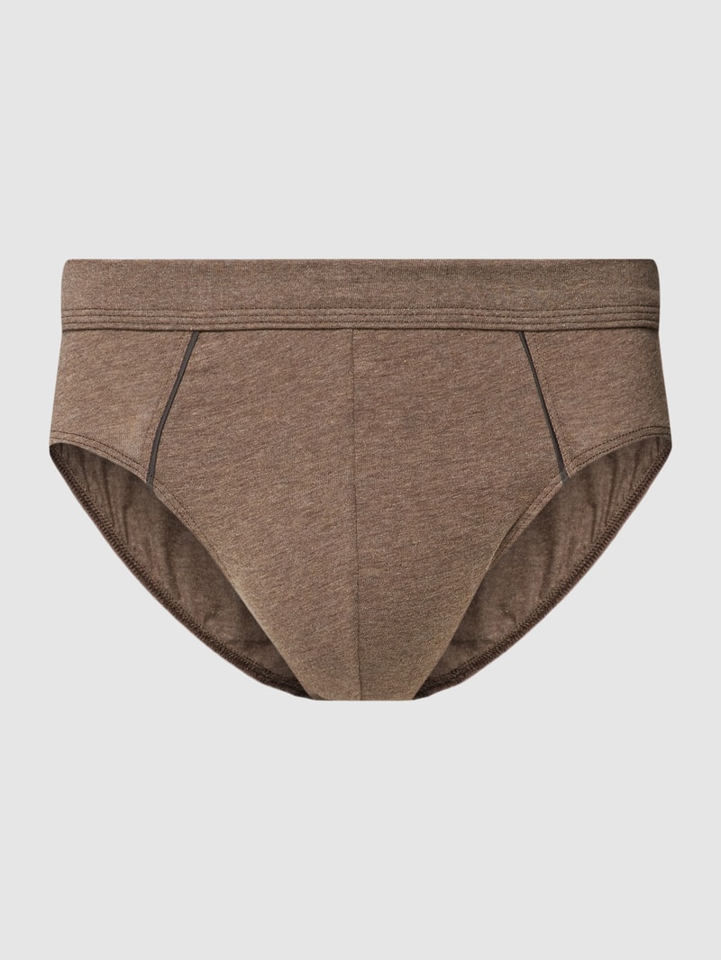 Comfort Fit Slip mit Strukturmuster in taupe