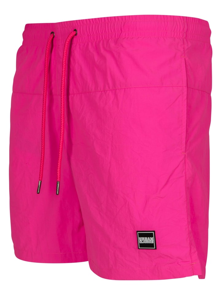Urban Classics Urban Classics Badeshorts in neonpink günstig kaufen