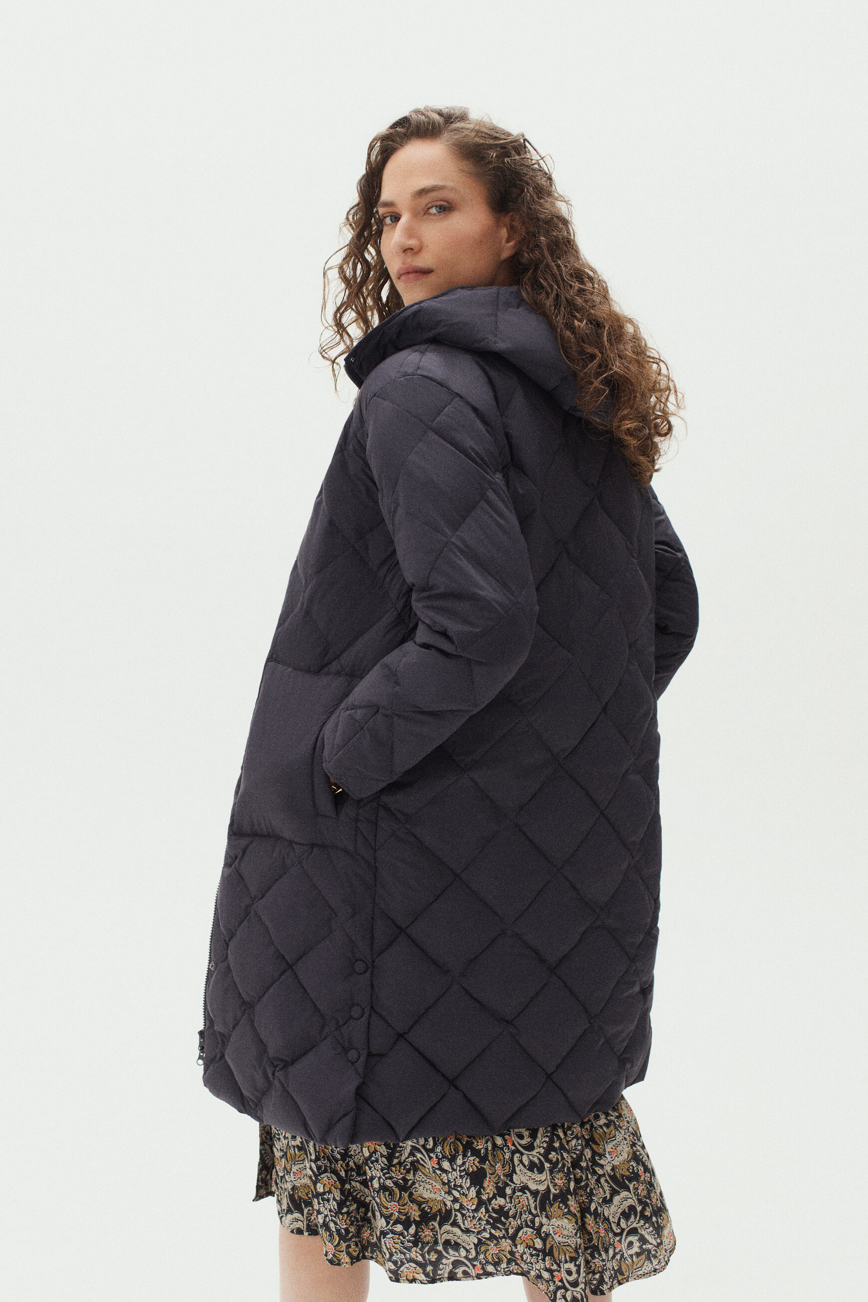 doudoune alfred bleu marine femme
