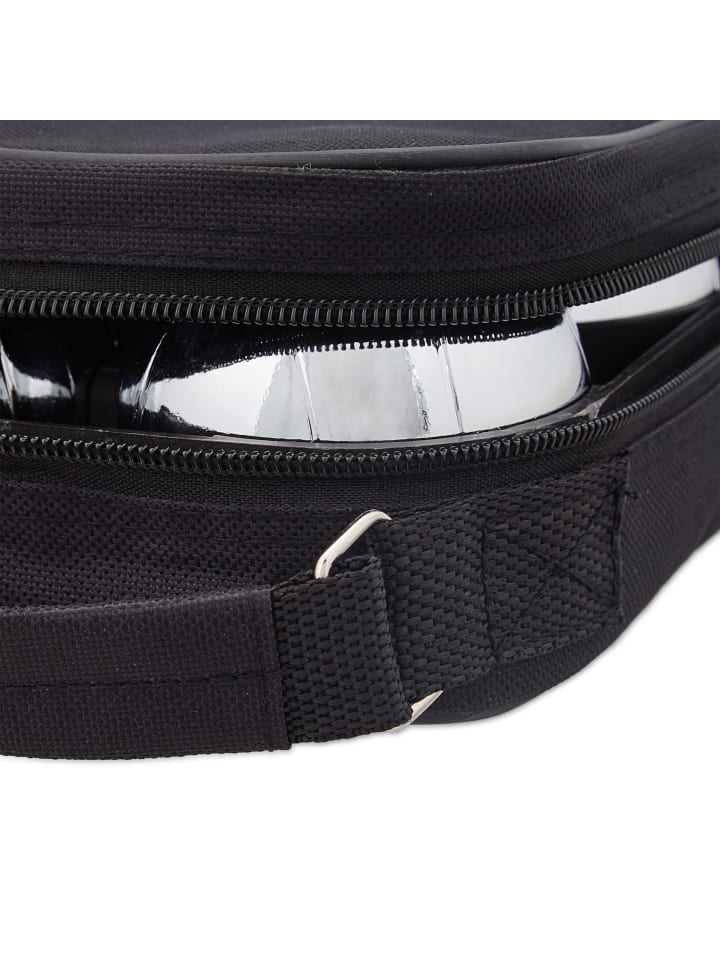 relaxdays 11-teiliges Boule Kugeln Set in Silber/ Schwarz günstig kaufen onesize