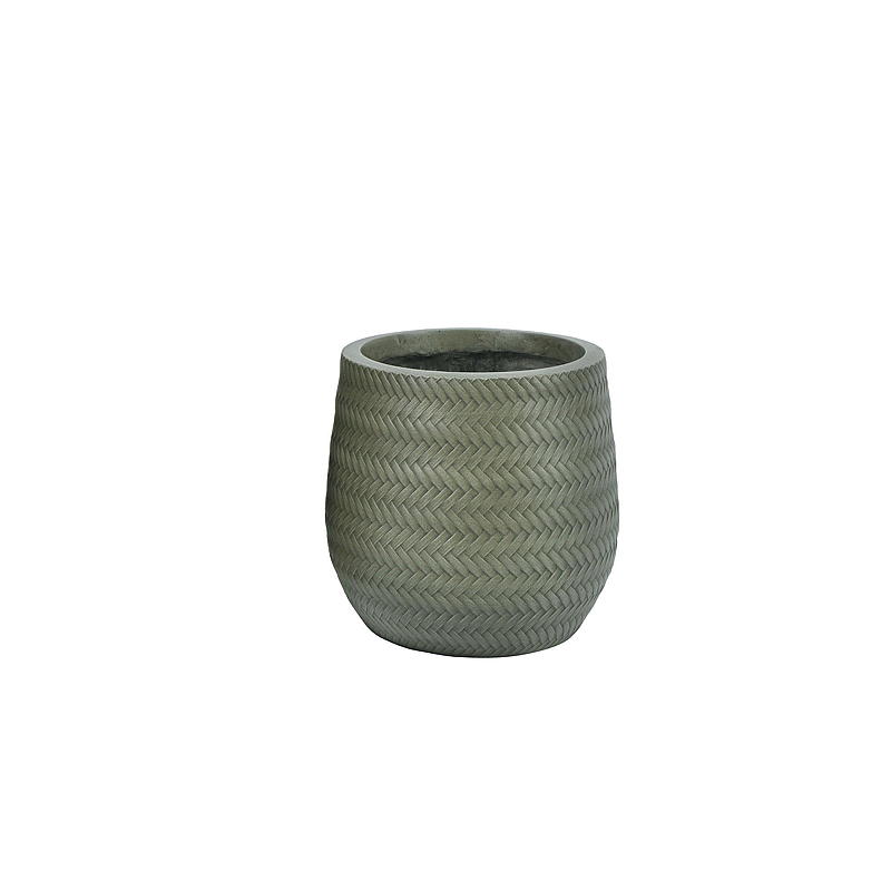 Home Potte ø 22 cm, grønn, Herringbone