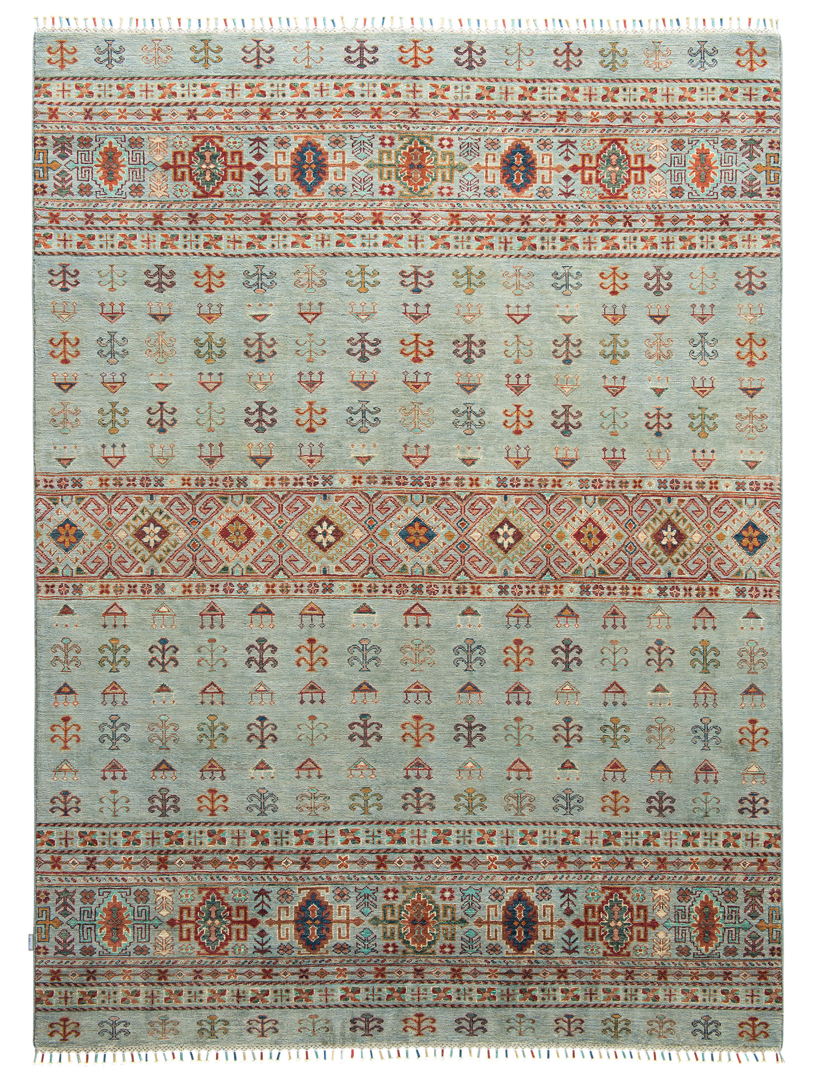 Chobi Schal ca. 178 x 237 cm, Unikat / Einzelstück
