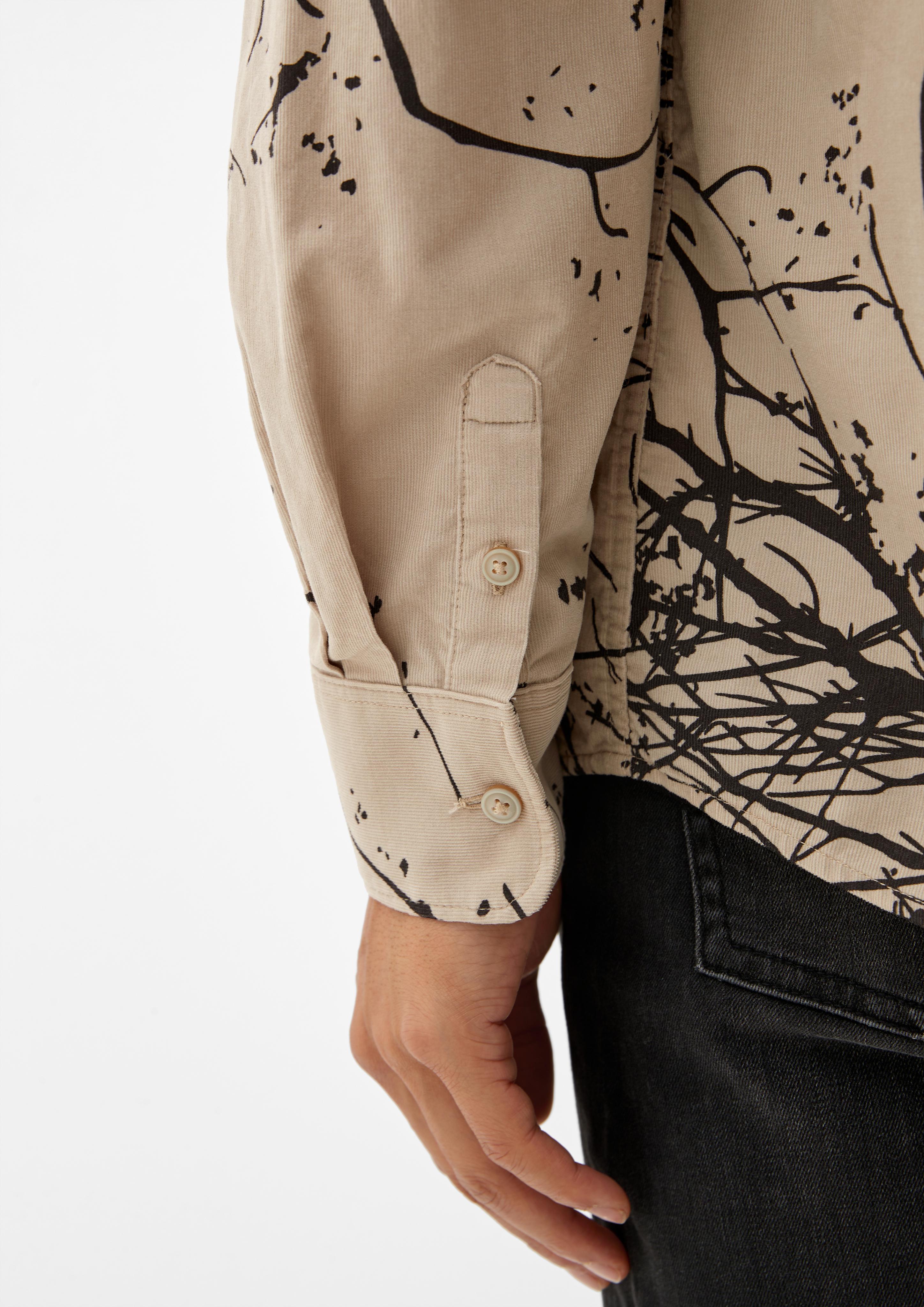 Relaxed: Hemd aus Feincord  2120976-80A3