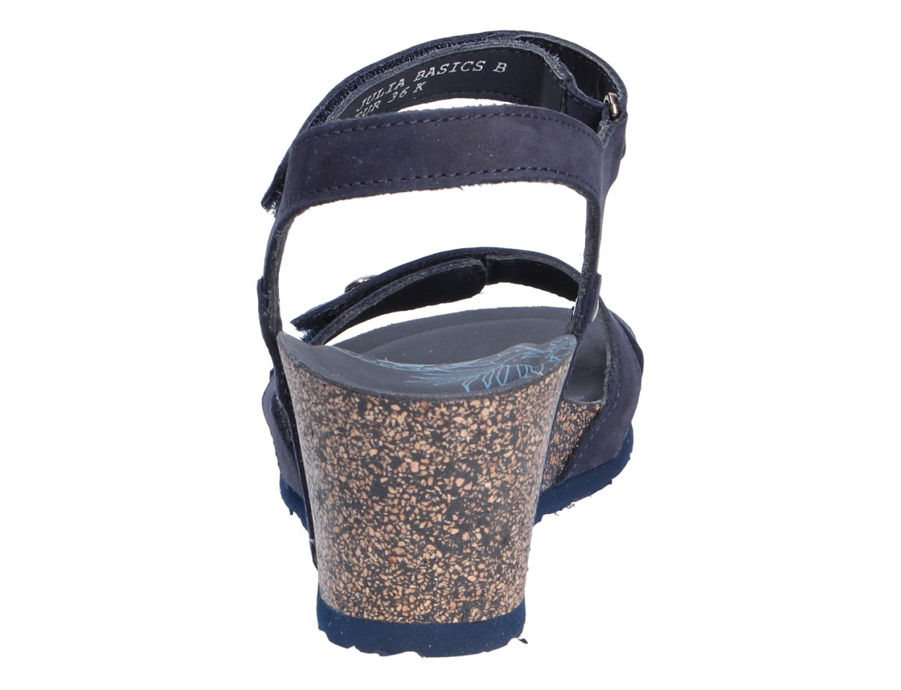 PANAMA JACK Keilsandalen blau Julia Basics B10 Nobuck