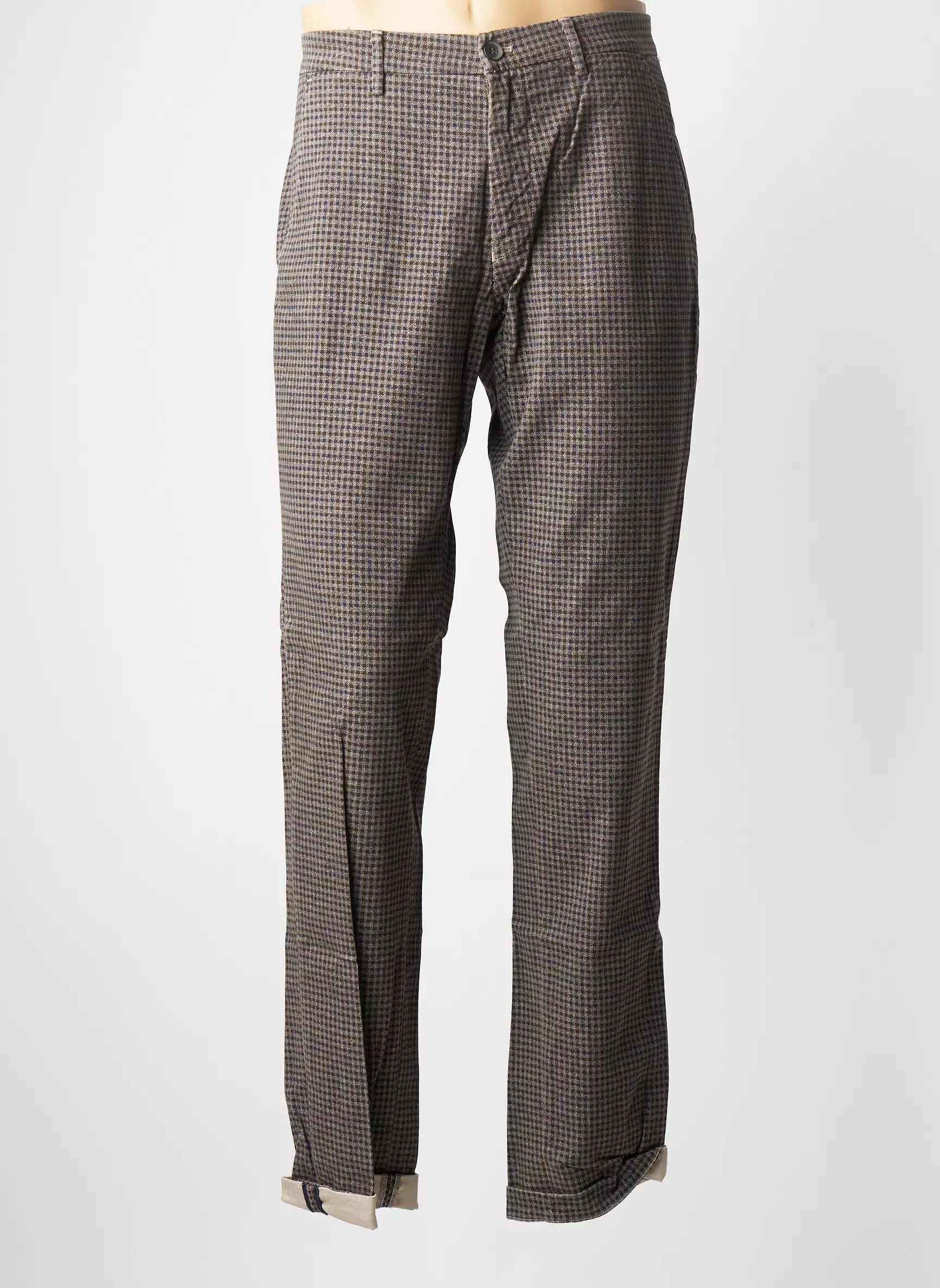 Mason S Pantalons Chino Homme couleur gris
