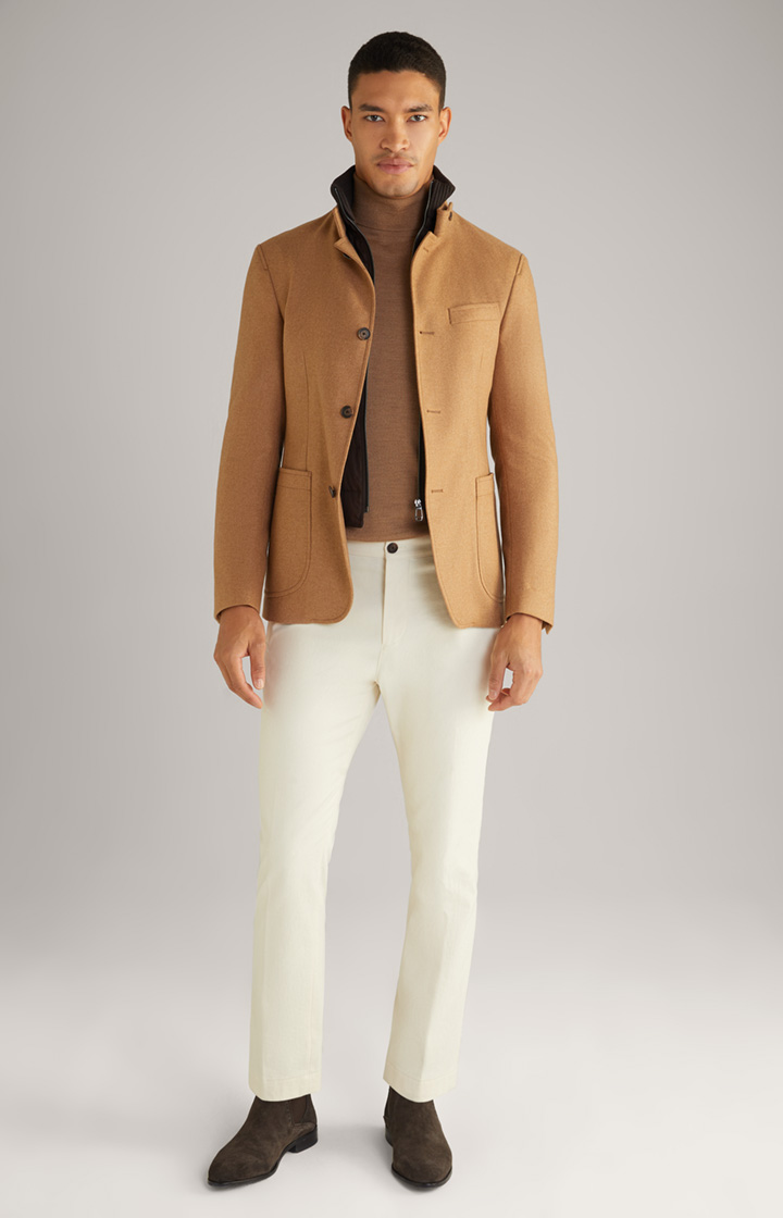 Wool-Mix Sakko Hectar in Braun