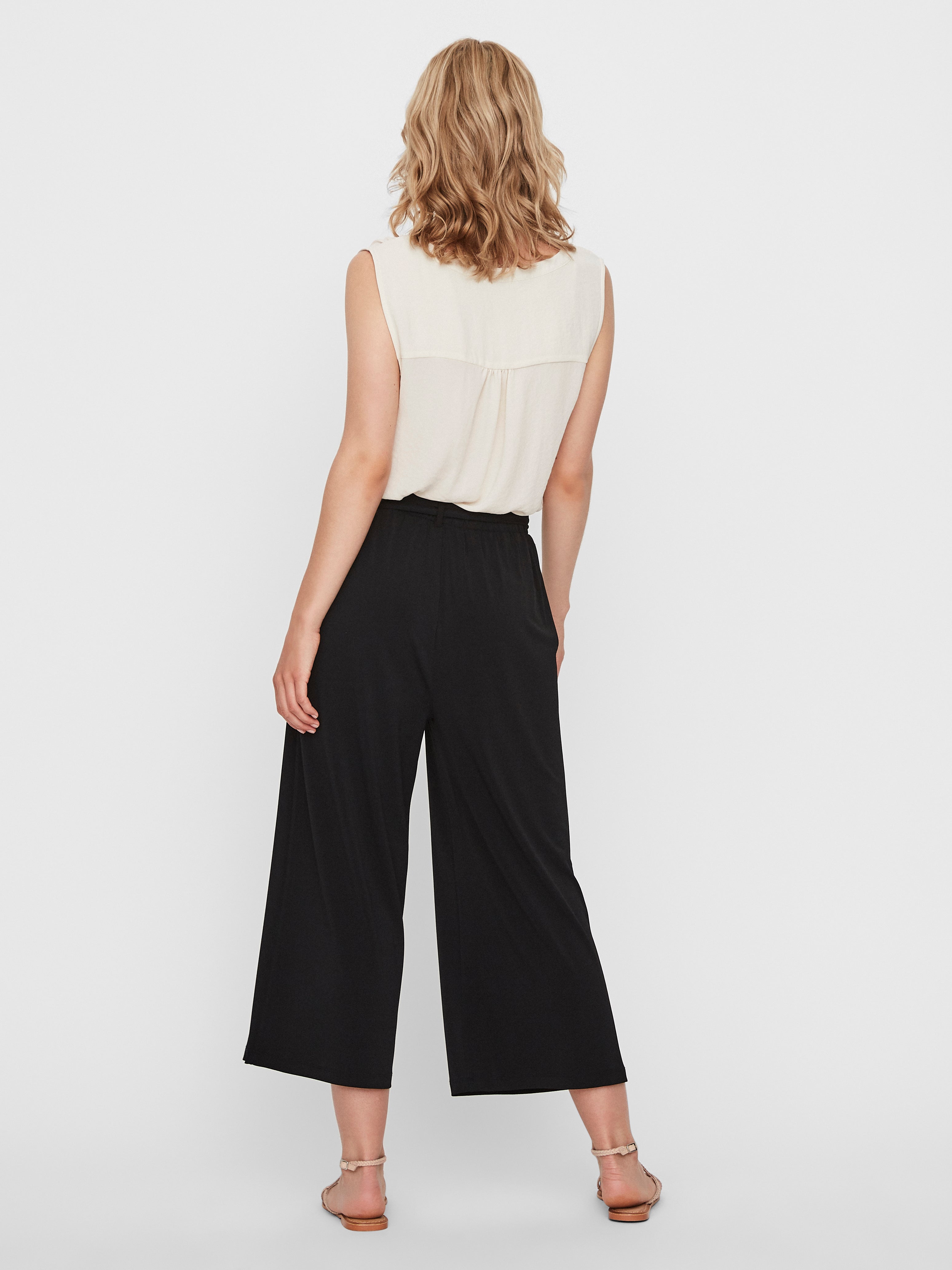 VMMILLA Hohe Taille Culottehose