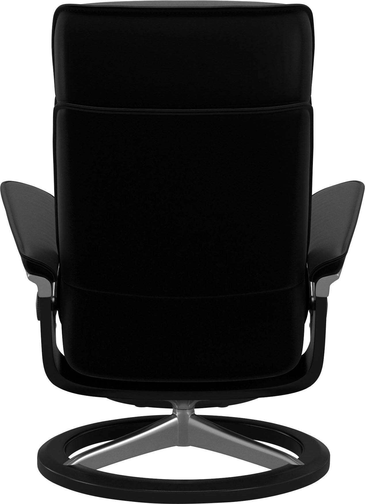 Stressless® Relaxsessel Admiral (Set, Relaxsessel inkl. Hocker), mit Signature Base, Größe M & L, Gestell Schwarz