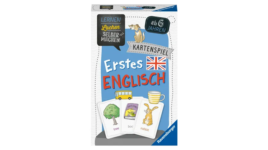 Ravensburger Spiel - Lernen Lachen Selbermachen: Erstes Englisch, Kinderspiel ab 6 Jahren
