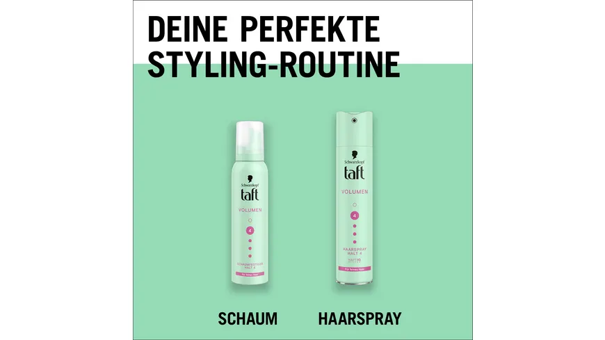 TAFT Schaumfestiger Volumen feines Haar 150ml Haltegrad 4 - starker Halt 150 ml
