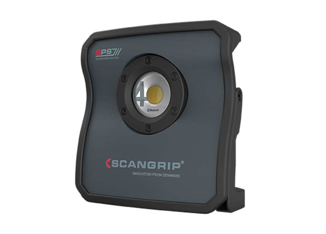 Scangrip 03.6000 Nova 4 SPS Wiederaufladbare und dimmbare LED-Baustelleleuchte 4000 Lumen