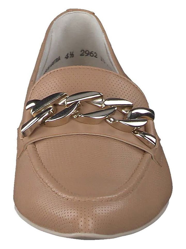 Paul Green Leder-Slipper  in Hellbraun günstig kaufen