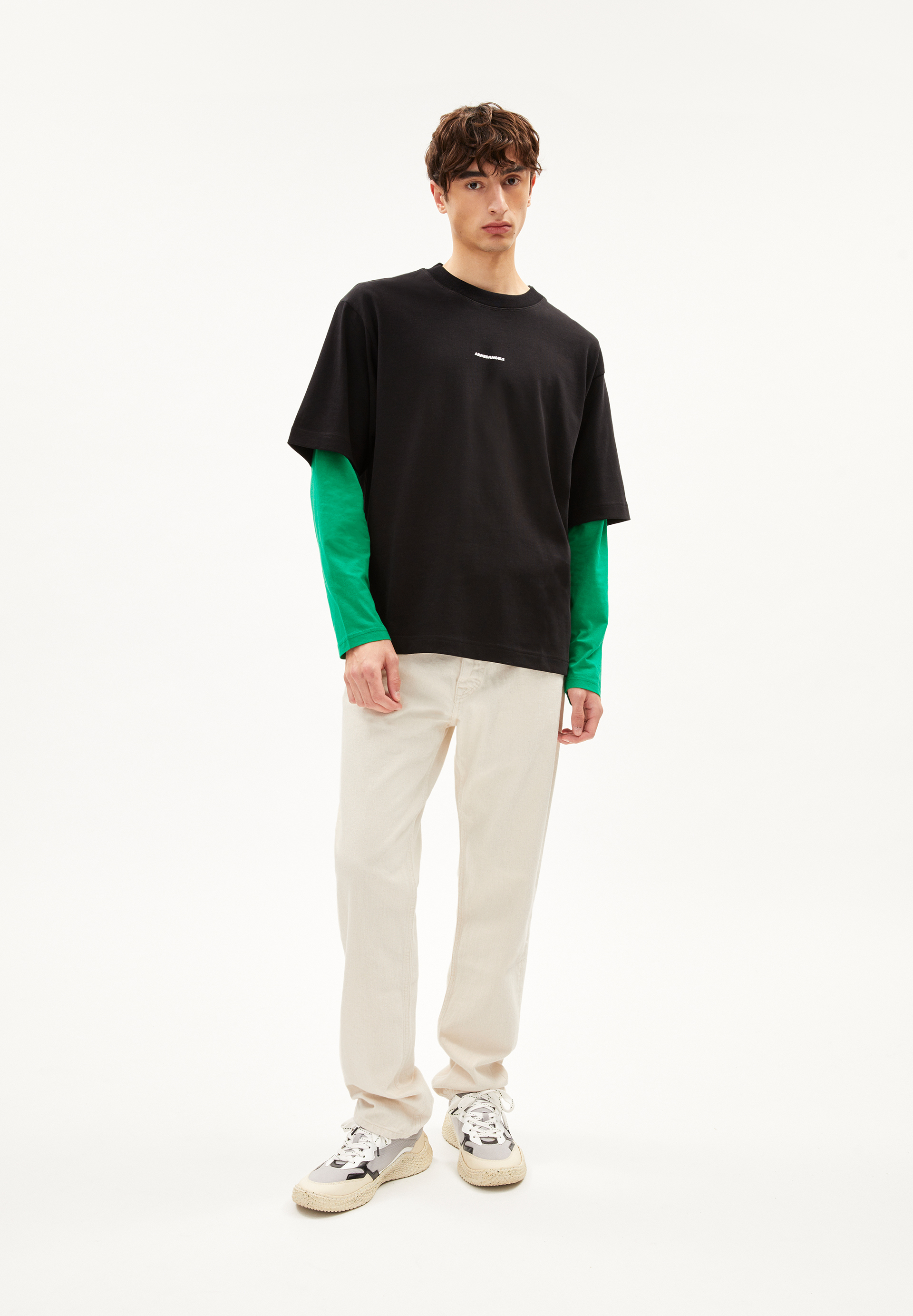 Heavyweight T-Shirt Oversized Fit aus Bio-Baumwoll mix