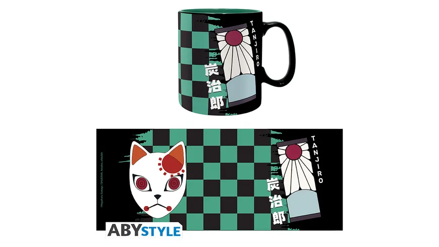 DEMON SLAYER - Tasse - 460 ml - Tanjiro Ohrring - with box x2