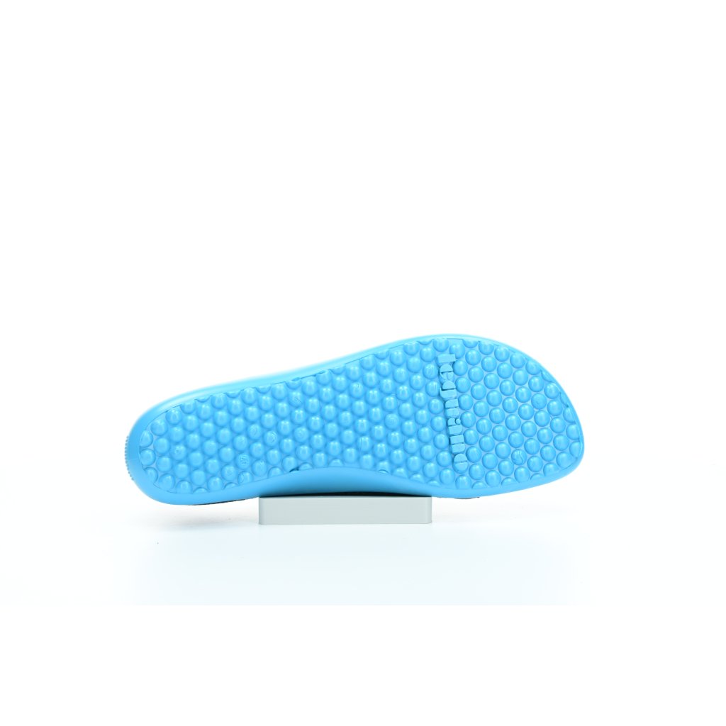 Leguano Aktiv anthrazit, blaue Sohle sportliche Barfußschuhe